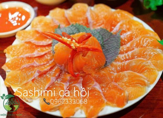 menu cá hồi xuân bắc chiềng đi mộc châu